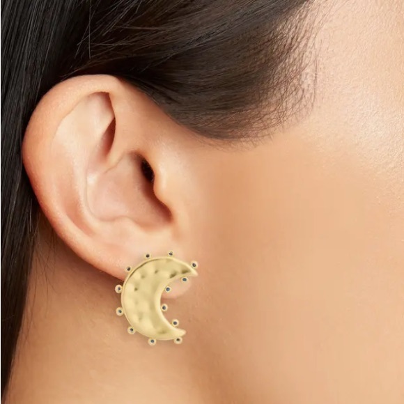 Madewell Celestial Dotted Moon Statement Stud
Earrings NWT - Picture 4 of 10